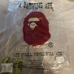 Purple Bathing Ape (Bape) hoodie